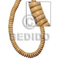 Natural bone pokalet 11mmx5mm