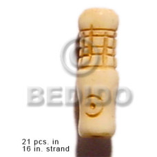 Natural bone tube groove