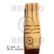 Natural antique bone tube groove Natural antique bone tube groove