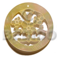 40mm round carved mop