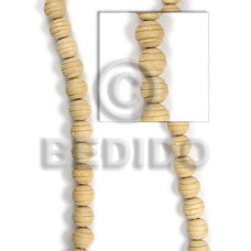 Natural wood with groove 6mm
