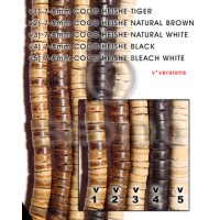 7-8mm coco heishe tiger