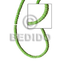 4-5mm lime green coco pokalet