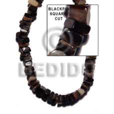 Square cut black pin
