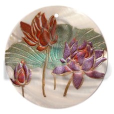 Round 50mm kabibe shell