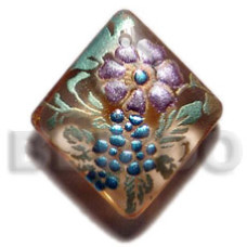 Diamond 40mm transparent brown