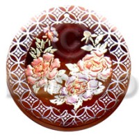 Round 50mm blacktab shell