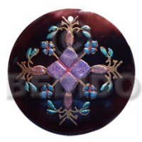 Round 50mm blacktab shell