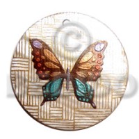 Round 50mm kabibe shell