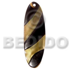 Thin elongated oval zebra