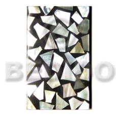 Flat rectangle 50mmx30mm laminated mop