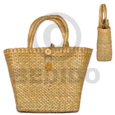 Tikog bag square small 7x3x6