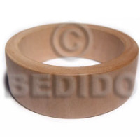 Plain Wholesale Raw Natural Wooden Blank Bangle Casing Only