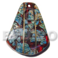 Crushed limestones brass wire