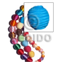 20mm natural white oval wood