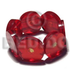 30mm round red clear resin 30mm round red clear resin