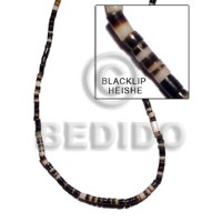 2-3mm black lip heishe