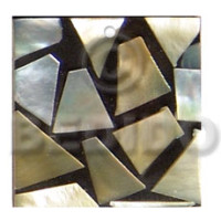 Flat square black