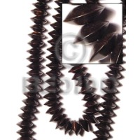 Black camagong saucer 15mmx7mm