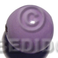 25mm natural wood beads