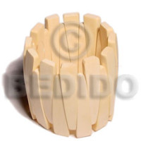 Elastic "ambabawod" wood bangle