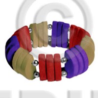 Natural white wood dark red dark