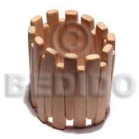 Elastic ambabawod wood bangle