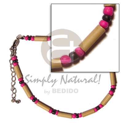 bamboo  2-3mm black/pink coco Pokalet alt. - Home