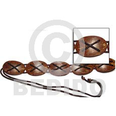 oval coco nat. brown belt - Home