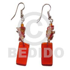 dangling rectangular horn  crystal nuggets - Home