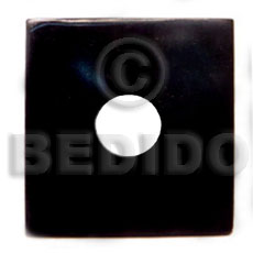 square horn  40x40mm   12mm inner hole - Horn Pendant Bone Pendants