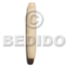 40mmx10mm nat. white bone - Horn Pendant Bone Pendants