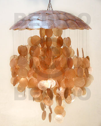 parisian  16" ball chandelier  - golden brown ( 16in.x 22in.) - Home
