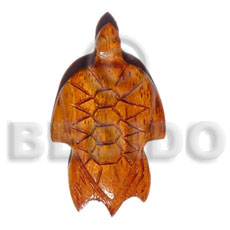 wood turtle - Wooden Pendant