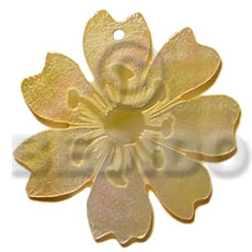 45mm MOP flower   design - Shell Pendant