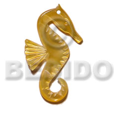 40mm MOP seahorse - Shell Pendant