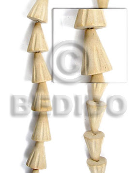 natural white wood cones  grove 15mmx20mm - Home