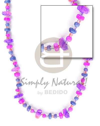 2-3/4-5 blue/lilac/pink tones coco fl0wer splashing /glass beads - Home