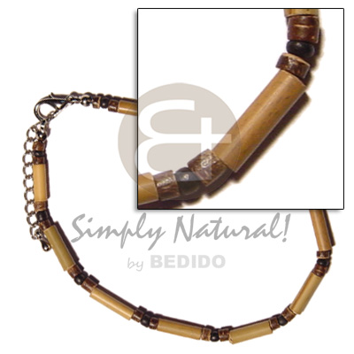 bamboo  4-5mm coco Pokalet. nat. brown & black alt. - Home