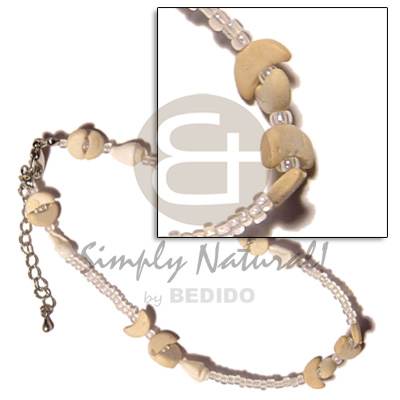 clear glass beads  coco manol bleached - Home