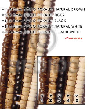 4-5mm coco pokalet natural white - Home