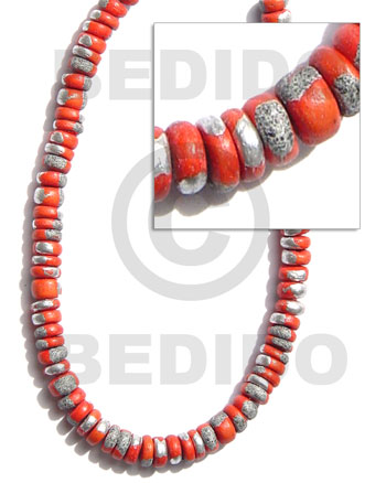 4-5mm coco Pokalet. red orange  splashing - Home