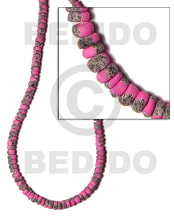 4-5mm coco Pokalet. bright pink  splashing - Home