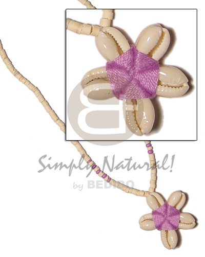4-5mm coco pokalet bleach  lavender double sided sigay pendant - Home