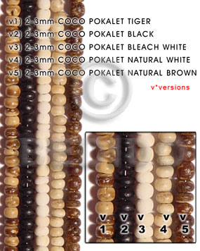 2-3mm coco pokalet natural white - Home