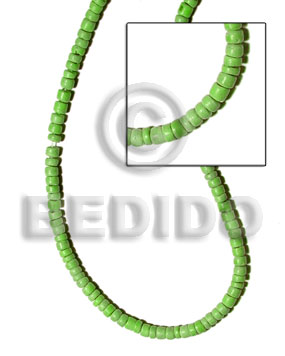 4-5mm lime green coco pokalet - Home