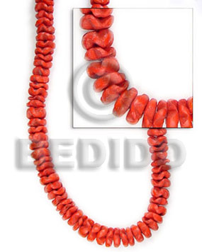 10mm coco flower beads red - Home