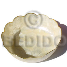 capiz shell bowl ( big) 9.5 inches in diameter - Home
