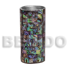 stainless lighter casing  inlaid blocking paua abalone - Home