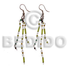 dangling looped cut beads - Home